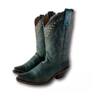 JUSTIN L4302 Damiana Leather Western Cowboy Boots